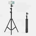 63‘’ Tripod Stand Holder Lightweight Tripod with 360° Ball Head Remote 1/4" Thread，Extendable Cell Phone and Camera All Metal Tripod Desktop Stand Compact for Video Recording