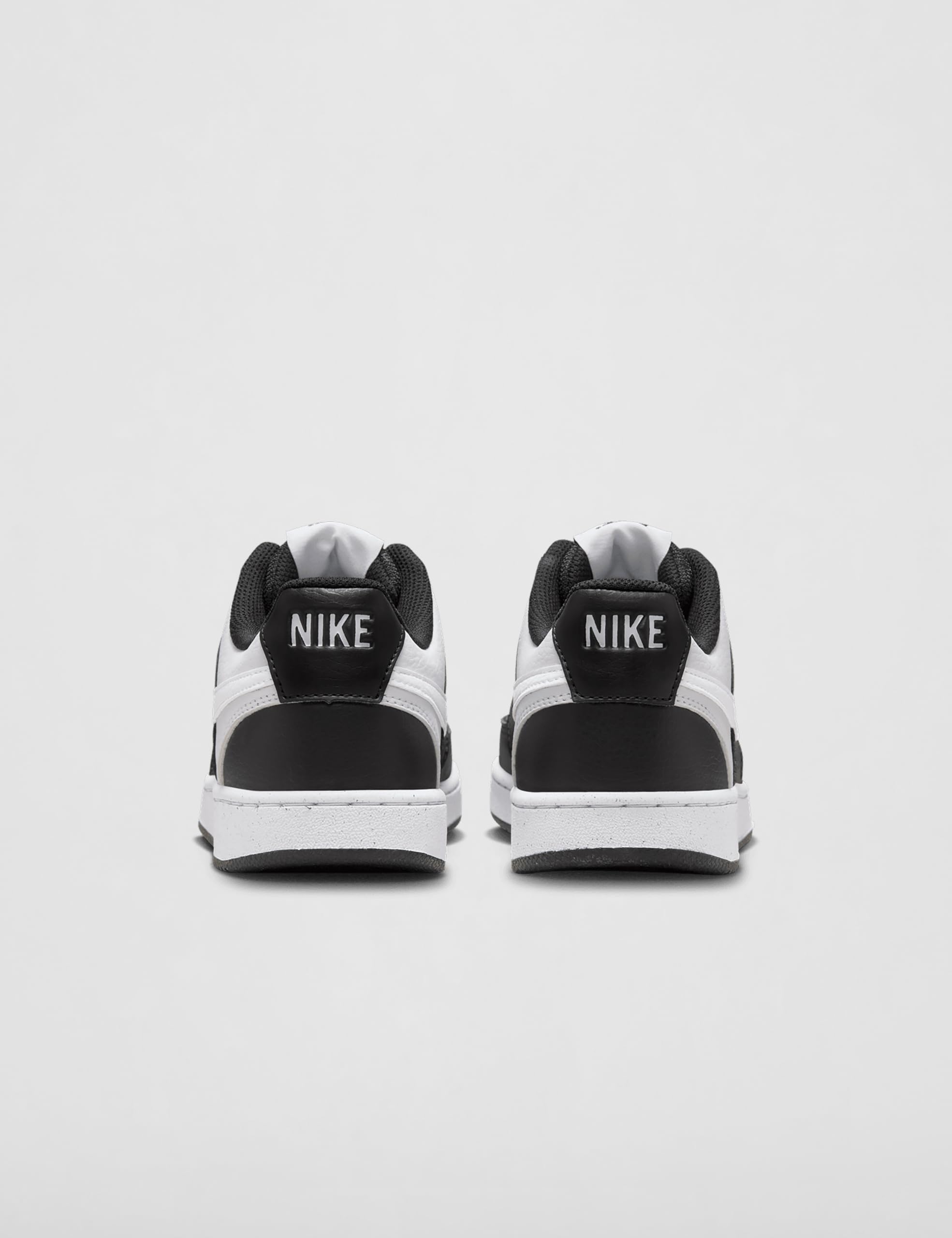 Nike Women's Court Vision Low Next Nature Shoes, Black/White, 7.5