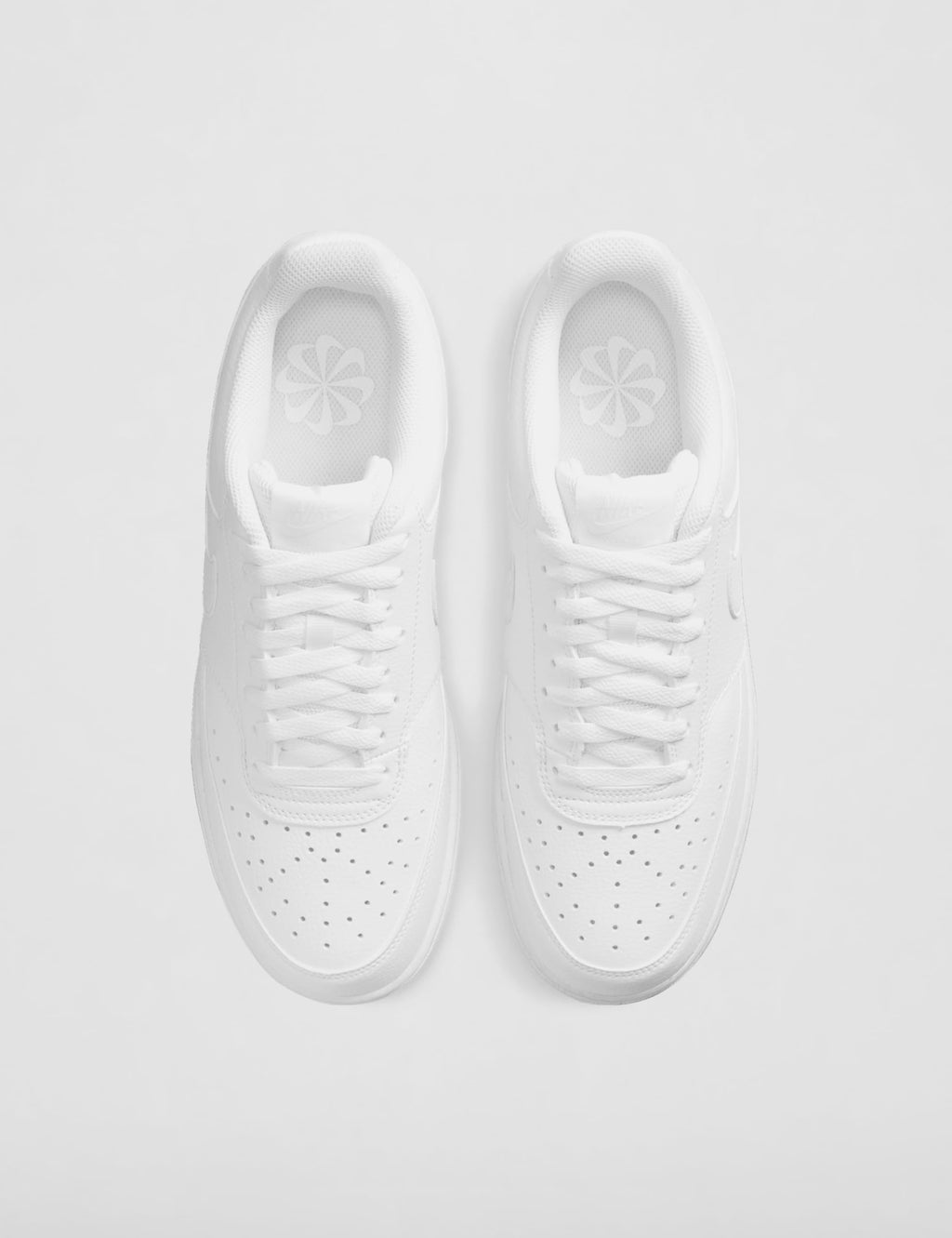 Nike Men's Court Vision Low Next Nature Shoes, White/White-White, 9.5