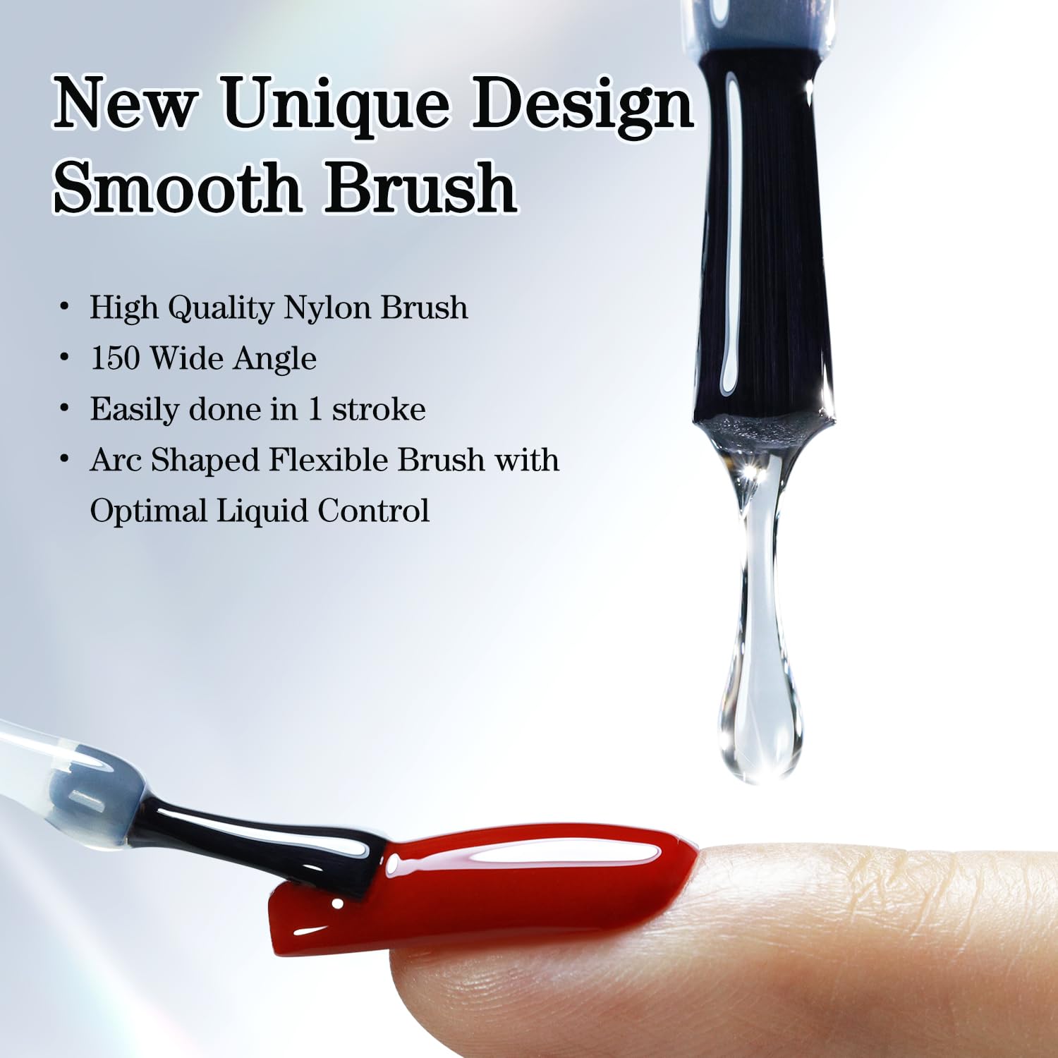 Double Rhythm 2 Pcs 15ML No Wipe Gel Top Coat and Base Coat Set Clear Glossy Gel Polish Kit (Base and Top Coat)