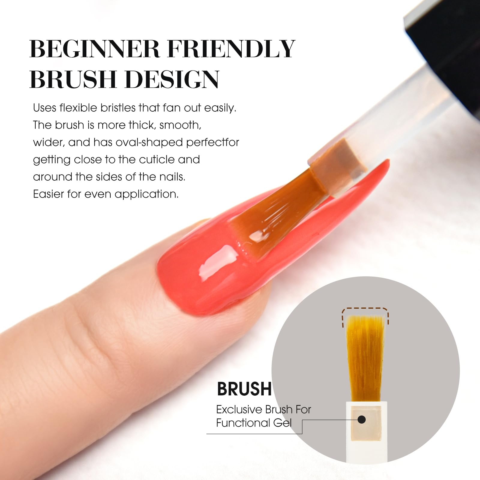 CANNI 6 Colors 9 ML Hema-Free Brown Gel Nail Polish Set, Fall Light Brown Nude Blue Gel Polish Kit, Soak Off LED Nail Gel Manicure Kit DIY at Home Salon Gifts