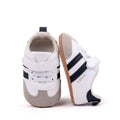 HsdsBebe Baby Boys Girls Oxford Shoes PU Leather Soft Rubber Sole Sneakers Anti-Slip Toddler Ankle Boots Infant Walking Shoes Moccasins(ZZY4233 White,1)