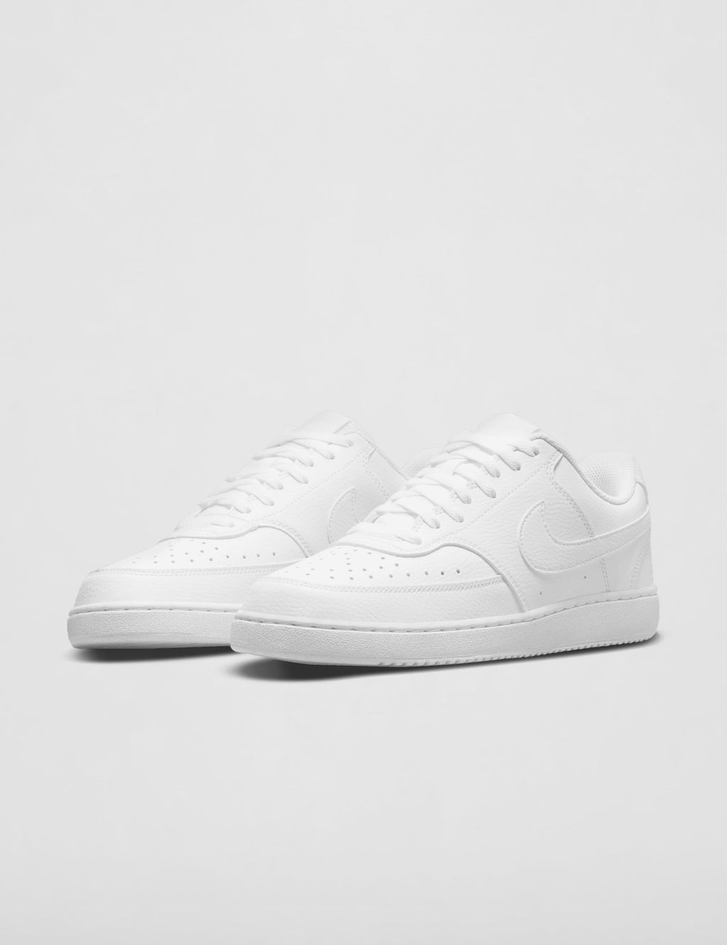 Nike Men's Court Vision Low Next Nature Shoes, White/White-White, 9.5