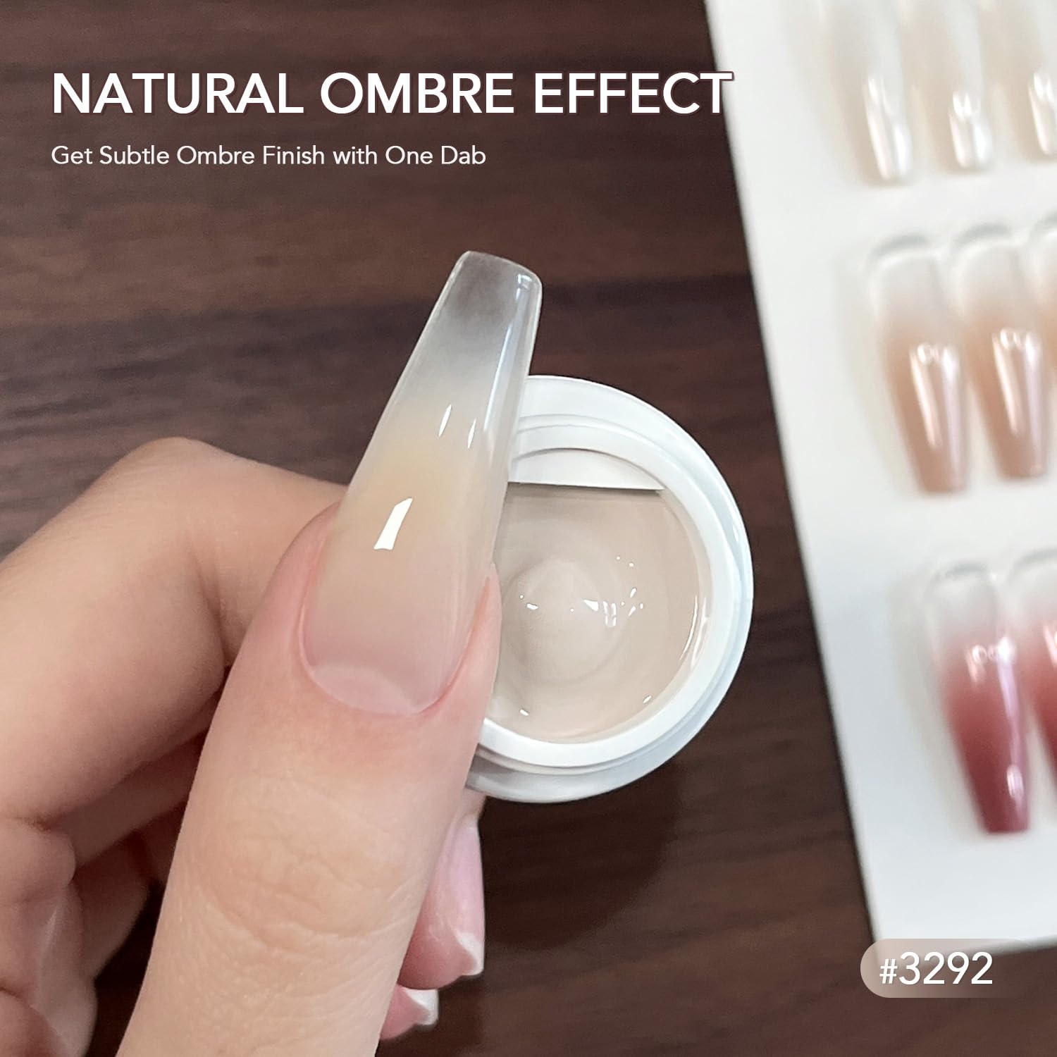 GAOY Ombre Gel Nail Polish Kit, 9 Colors UV LED Painting Gel with Sponges, Long-lasting Soak Off Pigmented Colors, Beginner Friendly Gradient & Aura Nail Art Set for Home & Salon Use, Rose Garden