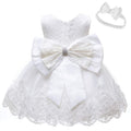 LZH Baptism Dresses for Baby Girls Christening Dress, White Baby Dress Baby Girl Party Dress Wedding Pageant Party