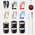 AIJIMEI 6Color Spider Nail Gel Polish Artistic Designs Spider Gel for Nails, Paint Wire Long Lasting Spider Gel, Drawing Gel Polish for Line Outstanding effect Nail Art Enthusiasts Painting