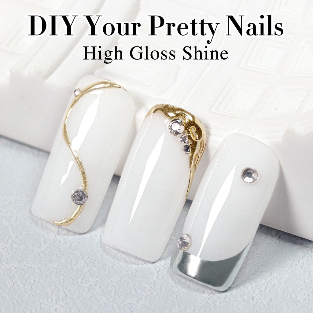 Double Rhythm 15ML Gel Nail Polish Pure Sheer Same Color Same Bottle Gel Polish Art Manicure Salon DIY at Home for Women (Milky White-A1075)