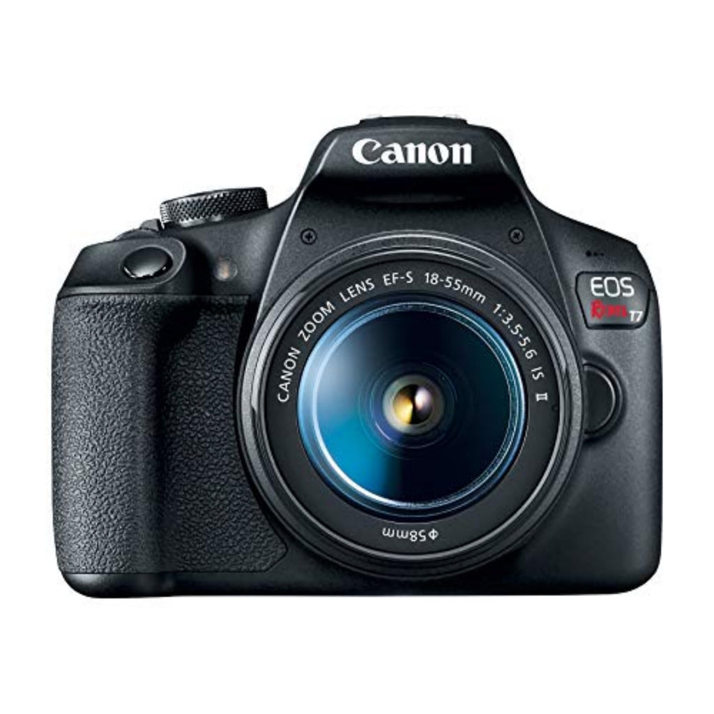 Canon EOS Rebel T7 DSLR Camera EF-S 18-55mm f/3.5-5.6 is II Lens Kit, 24.1 Megapixel CMOS (APS-C) Sensor, Full HD Videos, Built-in Wi-Fi, Beginner Photographers, Digital Camera, Black