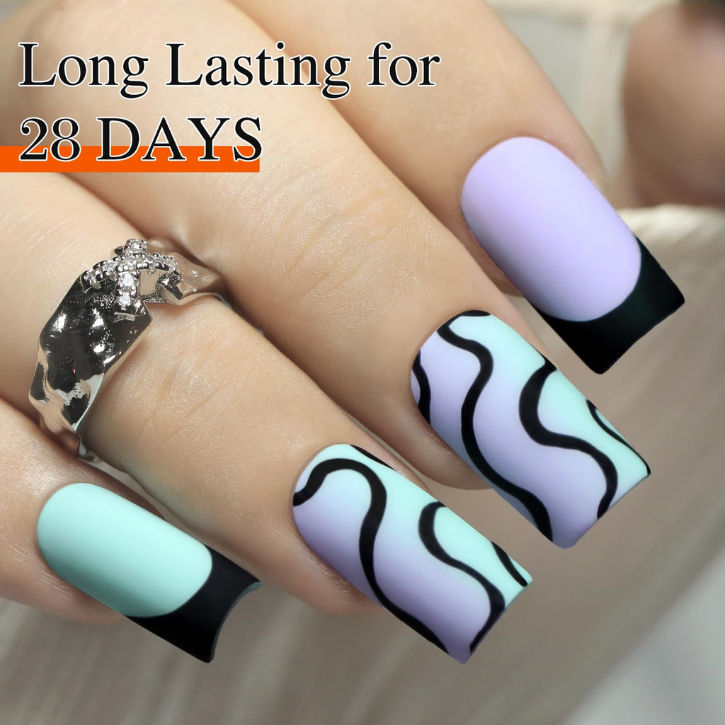 Double Rhythm 15 Ml Metallic Gel Liner Polish Nail Art Bronze Mirror Chrome Painted Drawing Stripper 3D Effect (Black Liner Art-L1005)