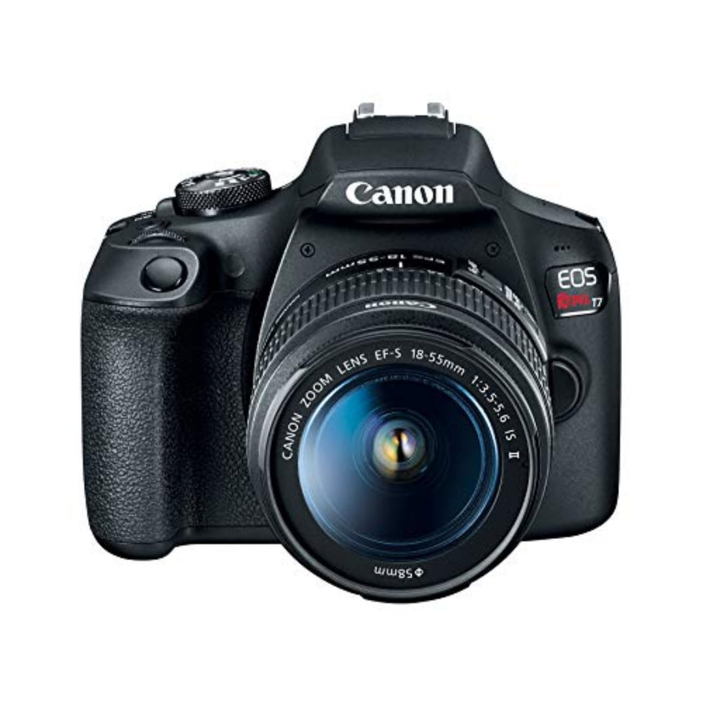 Canon EOS Rebel T7 DSLR Camera EF-S 18-55mm f/3.5-5.6 is II Lens Kit, 24.1 Megapixel CMOS (APS-C) Sensor, Full HD Videos, Built-in Wi-Fi, Beginner Photographers, Digital Camera, Black