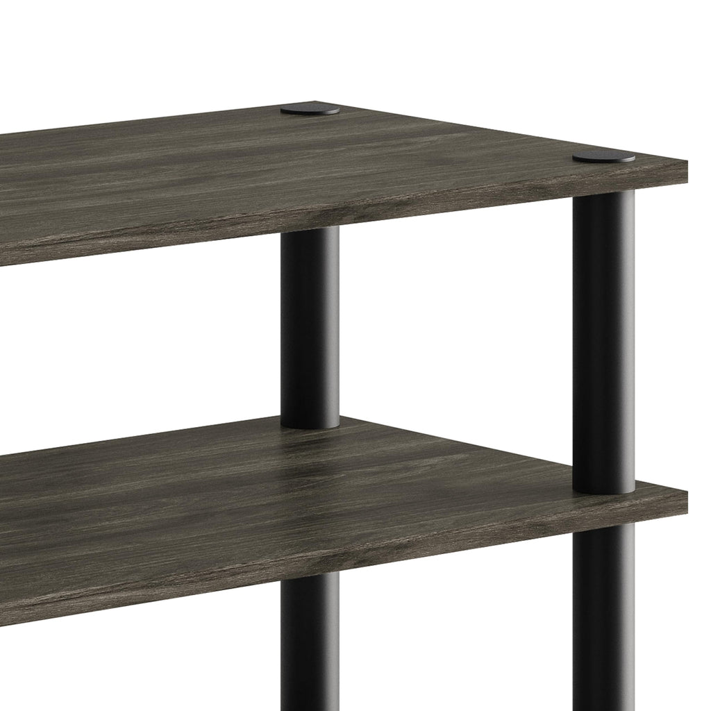Castle Place Simple 4-Tier Shoe Rack, Multi-Layer Storage Organizer for Entryway and Home, Dark Grey
