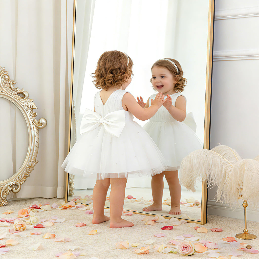 GetWish Toddler Baby Girls Princess Birthday Dress Flower Girl Pageant Party Tutu Wedding Formal Dresses Tulle Gown